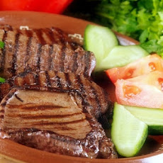 Grilled Calf's or Beef Liver Served With A Famous Romanian Sauce Mujdei