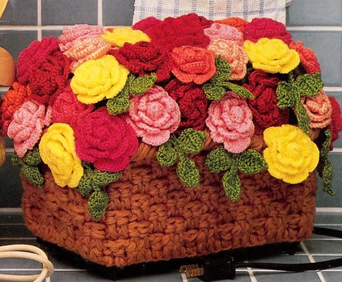 flores de crochê