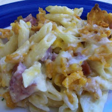 Cheesy Penne Pasta and Smoked Sausage Casserole
