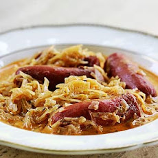 Franks and Sauerkraut Paprikash