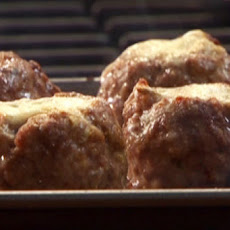 Gorgonzola Filled Meatballs, Bay and Onion Creamy Tomato Gravy