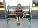 Reading Girl Statue