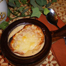 Garlic Soup Gratiné (Cream of Garlic Soup)