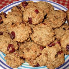 Apple-Cran-Cherry Oatmeal Cookies