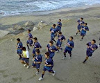 Chivas en pretemporada en la playa
