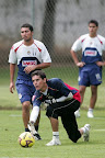Sergio Rodriguez entrenando antes de su debut
