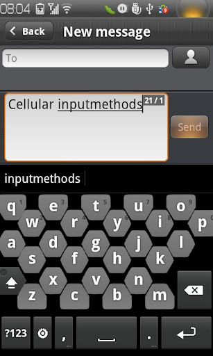 Cellular big Key Keyboard 2.1