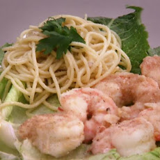 Taylor's Shrimp with Spaghetti in Garlic-Butter Sauce
