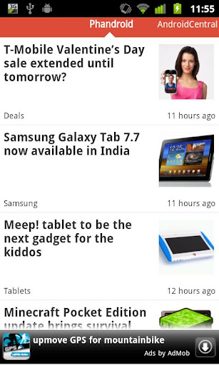 Reader for Android News