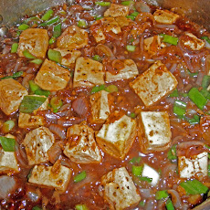 Tofu In A Black Pepper Sauce