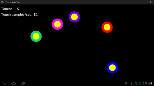 Touch multitest