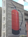 Communist Fire Extinguisher Mural