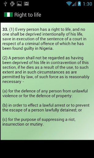 【免費教育App】Nigerian Constitution-APP點子