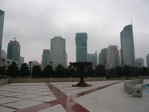 Sky scrappers around People Square
