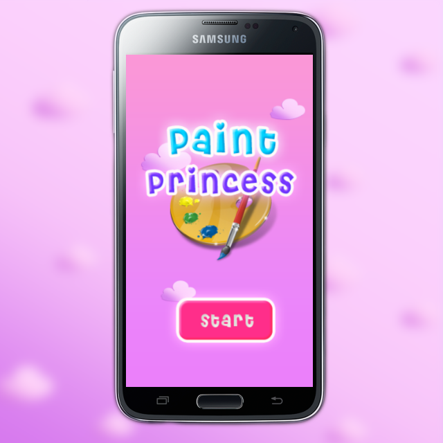 Android application Coloring Princess Kid screenshort