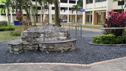 Stone Bench and Therapy Stones