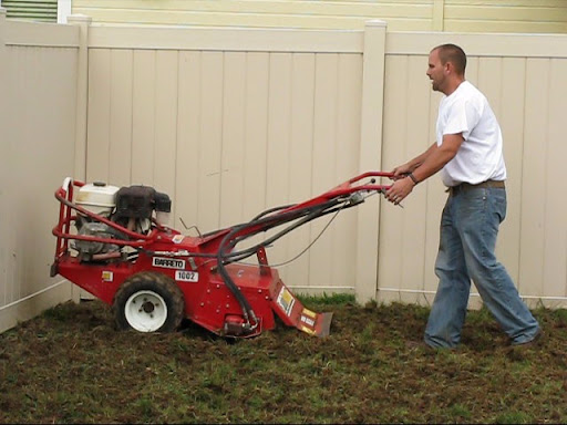 Hubby working hard