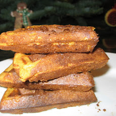 Decadent Pumpkin Pie Belgian Waffles