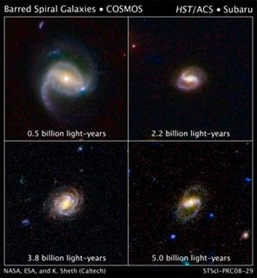 Galaxias espirales barradas