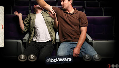 【ゲーム】「ElbowWars」肘掛けの主導権争いゲーム 【ゲーム】「ElbowWars」肘掛けの主導権争いゲーム