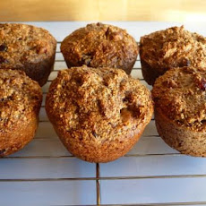 No-Flour No-Sugar Oat Walnut Fruit Muffins