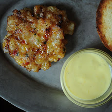 Shrimp Burgers with Roasted Garlic-Orange Aioli
