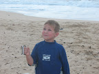 Ah, a boy, a beach and his kite :)