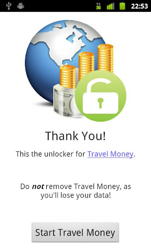 Travel Money Unlocker