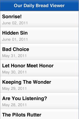 Our Daily Bread Feed Viewer