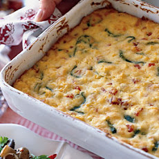 Serrano Ham and Poblano Corn Pudding