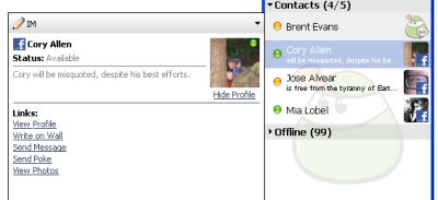 Digsby Facebook Chat