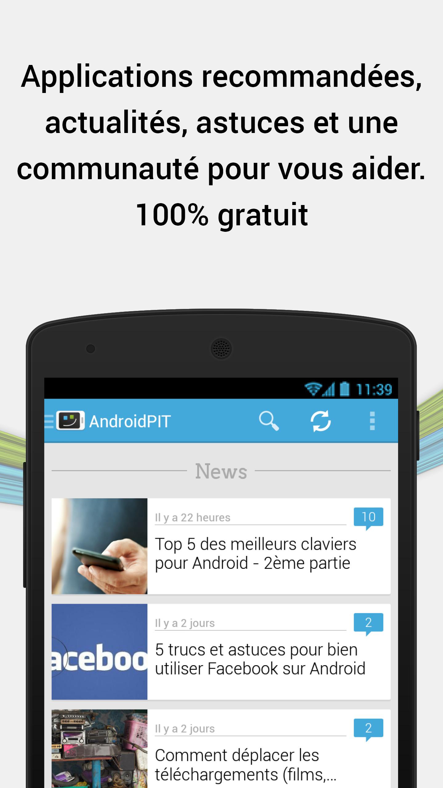 Android application AndroidPIT: Apps, News, Forum screenshort