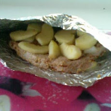 Foil Bag-Baked Pork With Apples