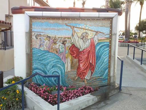 Moses Parting the Sea Mosaic