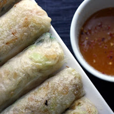 Rare Tuna Spring Rolls with Lime and Soy