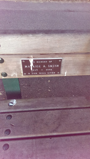 Maurice a Smith Memorial Bench