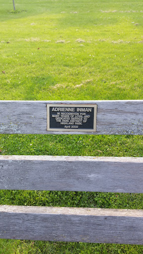 Adrienne Inman Tribute Bench
