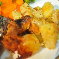 Rosemary Cheese-Crusted Potatoes