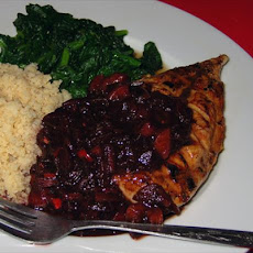 Chicken Breasts in Spicy Apricot and Plum Sauce