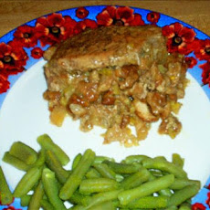 Apple Sage Stuffed Pork Chops