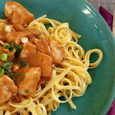 Linguine with Chicken and Peanut Sauce