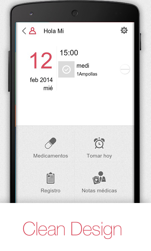 Android application My PillBox(Meds&amp;Pill Reminder) screenshort