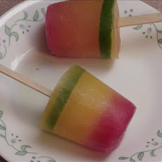 Tequila Sunrise Ice Pops