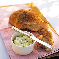 Warm Bread with Garlic-Herb Butter