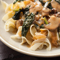 Kale and Mushroom Stroganoff Recipe