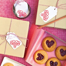 Peanut-Butter-and-Jam Heart Cookies