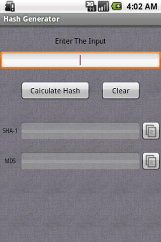 Hash Generator