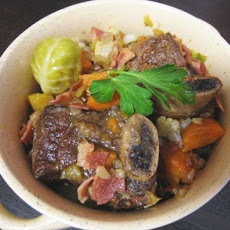 Cinnamon Braised Short Ribs with Seasonal Vegetables