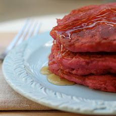 Beet and Quinoa Pancakes