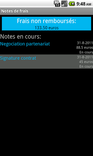 Note de frais Premium